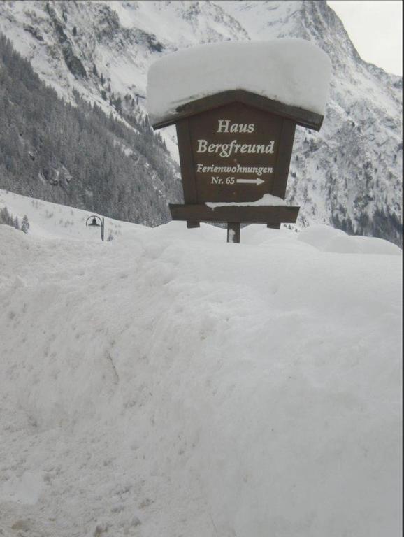 Haus Bergfreund Apartman Sankt Leonhard im Pitztal Kültér fotó